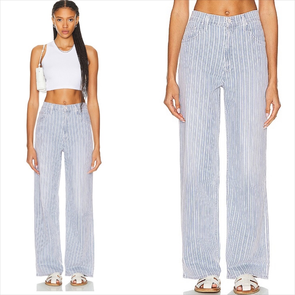 Mother high waisted spinner zip skimp "lined up" wash PRICE IS FIRM